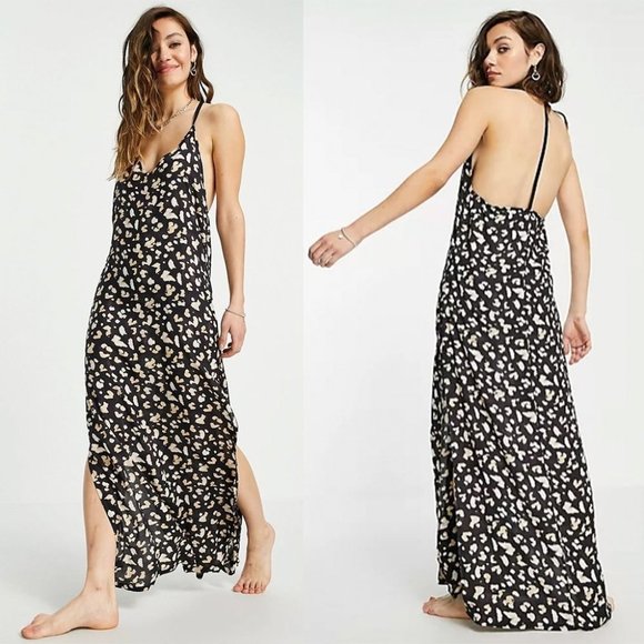 Topshop Dresses & Skirts - TOPSHOP Patterned Beach Maxi Dress In Multi Sz 4-6